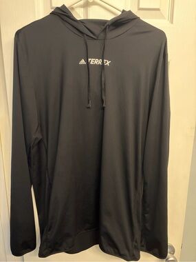 Adidas Men's Black Light Weight Terrex Hoodie
